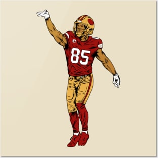 George Kittle Touchdown Posters and Art